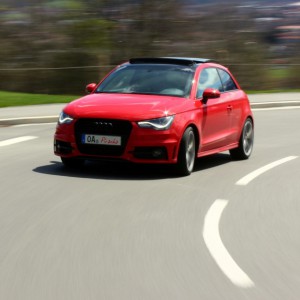 Fahrt am 21.04.2012 im Allgäu
Audi A1 Roter Piranha fahrdynamisch